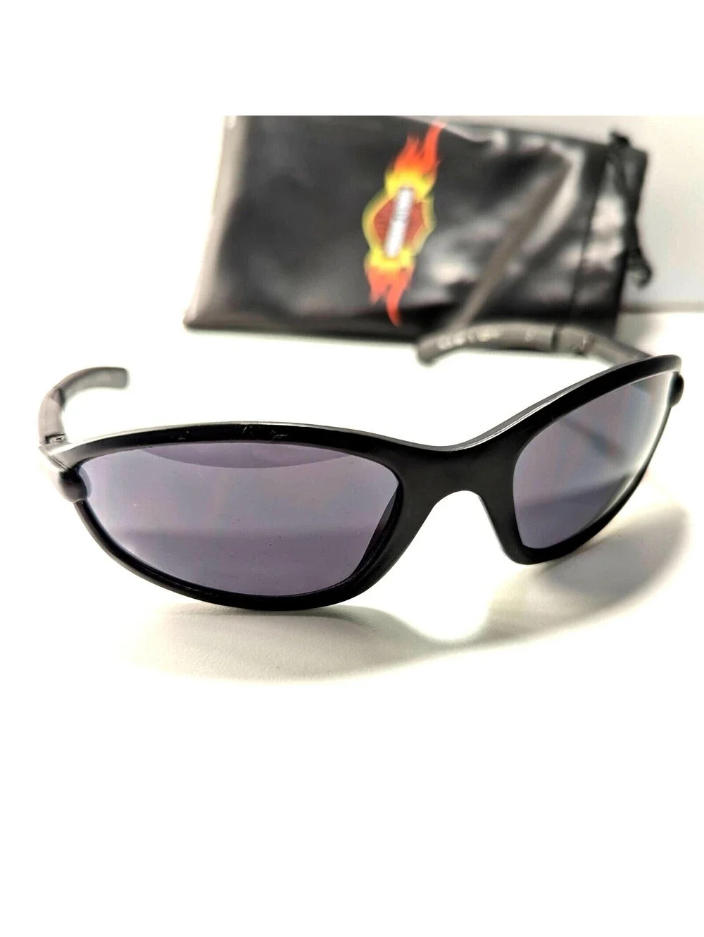 Harley Davidson Cruise Sunglasses Black Eyewear With Case Men's Fashion Sporty